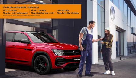 Mừng Đại Lễ 30.4 & 1.5 - Cùng Volkswagen Service tận hưởng hành trình tự do